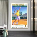 poster di tennis vintage