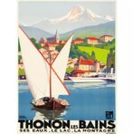 poster vintage thonon