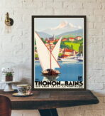 poster vintage thonon