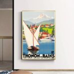 poster vintage thonon