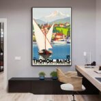 poster vintage thonon