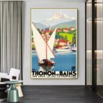 poster vintage thonon