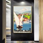 poster vintage thonon