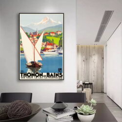 poster vintage thonon