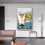 poster vintage thonon