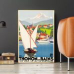 poster vintage thonon