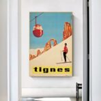 poster vintage tignes