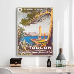 poster vintage tolone