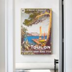 poster vintage tolone