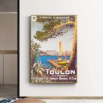 poster vintage tolone