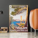 poster vintage tolone
