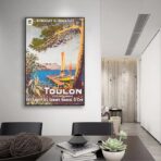 poster vintage tolone