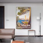 poster vintage tolone