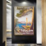 poster vintage tolone