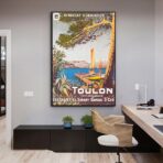 poster vintage tolone