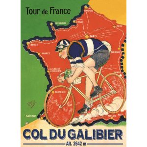 poster vintage del tour de france