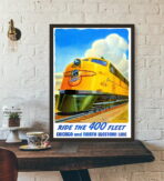 poster del treno vintage