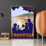 poster vintage trouville