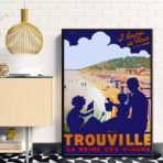 poster vintage trouville