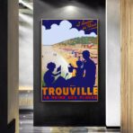 poster vintage trouville