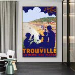 poster vintage trouville