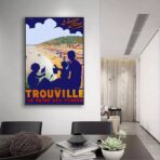 poster vintage trouville