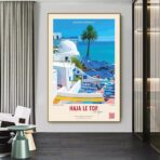 poster vintage tunisia