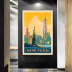 poster vintage degli stati uniti