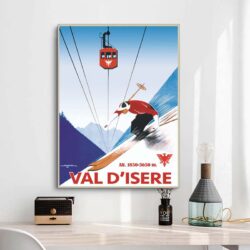 poster vintage val disere