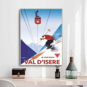poster vintage val disere