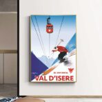 poster vintage val disere