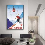 poster vintage val disere