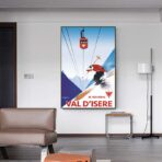 poster vintage val disere