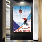 poster vintage val disere