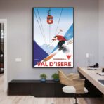poster vintage val disere