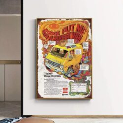 poster furgone vintage
