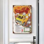poster furgone vintage