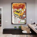 poster furgone vintage