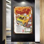 poster furgone vintage