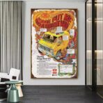 poster furgone vintage