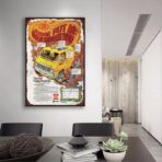 poster furgone vintage
