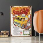 poster furgone vintage