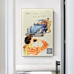 poster volkswagen vintage