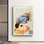 poster volkswagen vintage