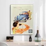 poster volkswagen vintage