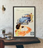 poster volkswagen vintage
