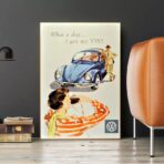 poster volkswagen vintage