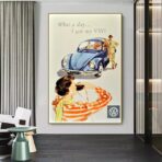 poster volkswagen vintage