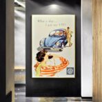 poster volkswagen vintage