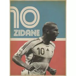 poster vintage zidane